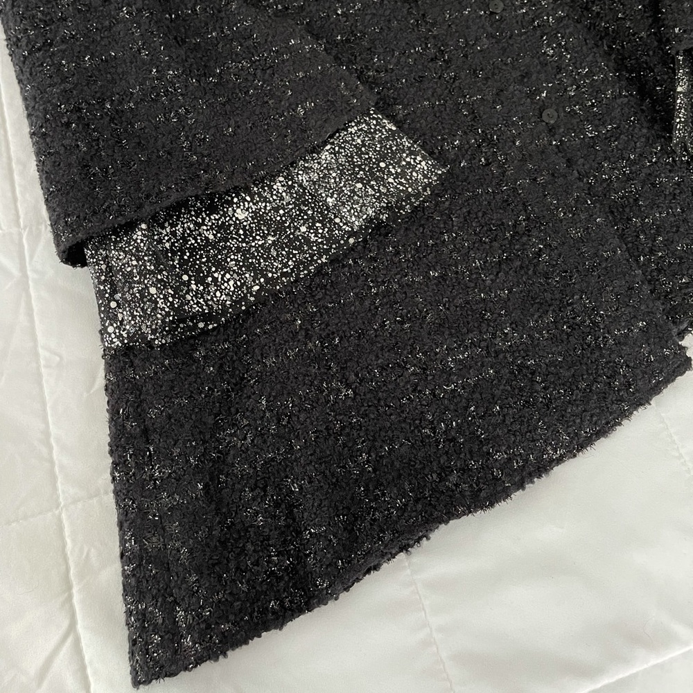 LYSANDRE PARIS Long Tweed Overshirt Coat! Very Sex in the City look! - Picture 3 of 10